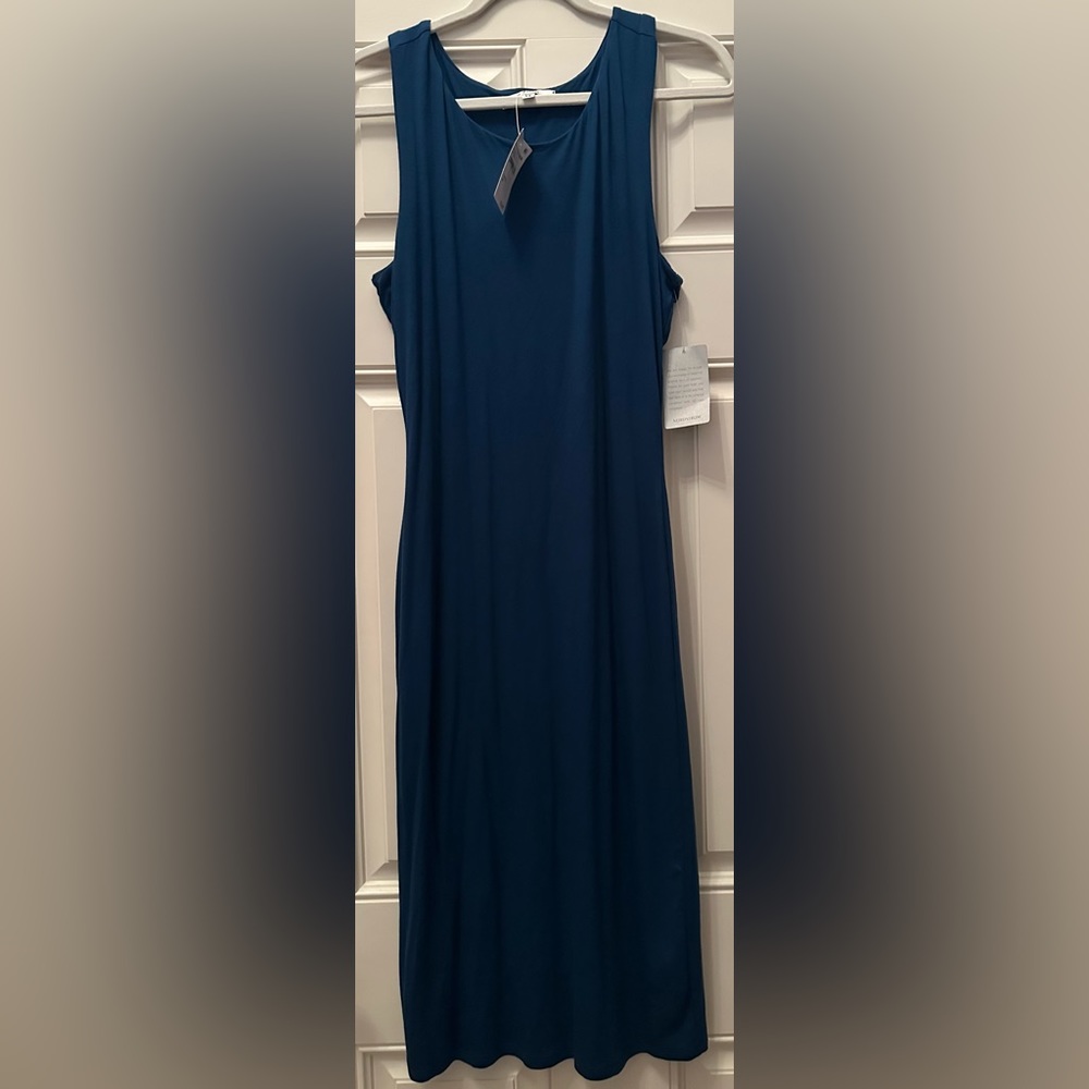Blue bodycon dress